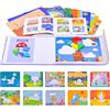 Dr. MUYA Montessori Giocattoli 1 2 3 Anni Tangram Magnetico Puzzle Magnetico Giochi Educativi Giochi A partire dai 3 Anni Giocattoli In Legno Da 1 Anno Regalo 1-3 Anni Bambini Ragazzo Ragazza