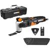 WORX WX680 F30 350W Sonicrafter - Utensile oscillante multifunzione con 29 accessori