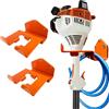 GVRGO Ganci per garage, scaffali da appendere per attrezzi da giardino, rack per decespugliatore da parete, organizzazione del negozio e stoccaggio di utensili elettrici, porta attrezzi da giardino -