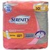 SERENITY SpA SERENITY ADVANCE - ASSORBENTE ANATOMICO TRASPIRANTE , EXTRA 10 PEZZI