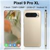 LenO Smartphone 2025 Pixel 9 Pro XL 7.3 FHD + 108MP 22GB + 2TB Snapdragon 8 Gen4 8800mAh 5G Dual SIM, memoria espandibile Android 15 - black