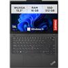 Lenovo - Notebook 13.3 Pollici ThinkPad X13 Gen 5, PC Portatile Professionale Windows 11 Pro, Intel Core Ultra 7 155U, RAM 16GB LPDDR5X, 512GB SSD NVMe - Laptop Grafica Intel, Computer Audio Dolby