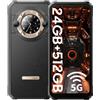 Blackview Rugged Smartphone 5G Blackview BL9000 24GB+512GB 8800mAh 120W 50MP NFC Telefono