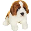 Hermann Teddy Teddy Hermann San Bernardo seduto, peluche, cane, peluche, marrone, bianco, 25 cm