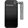 VERBATIM POCKET SSD ESTERNO PORTATILE 1TB USB-C 3.2 GEN 2 10 Gbit/s BLACK/GREY