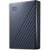 WESTERN DIGITAL MY PASSPORT ULTRA HDD ESTERNO 4.000GB INTERFACCIA USB 3.2 COLORE BLU/NERO