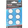Ansmann HyCell Pile a bottone al litio CR2430 3V, 6 pezzi, lunga durata, per calcolatrice, bilancia, orologio, chiave dell'auto, apri garage, telecomando, luce