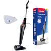 Vileda Steam PLUS | scopa a vapore | pulizia e igiene con il vapore | elimina fino al 99.9% dei batteri e virus | ideale per tappeti, moquette per tutti i tipi di pavimento | senza uso di detergenti