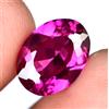 Glitzy Gems Pietra preziosa sfusa certificata ovale rosa lampone granato rodolite natural...
