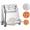 VEVOR Pressa Elettrica per Pizza, Piastra per Pressa per Pasticceria 355,6 mm,390 W, Acciaio Inox, Macchina Formatrice con Spessore Regolabile e Coperchio per Pressa per Pasta, 260 Pezzi/Ora