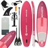 AQUASTIC Perth 9'10″ Tavola gonfiabile SUP | Forma allarround | Drop Stitch Lite | 300 × 76 × 12 cm | spostamento 320 L | Carico massimo 100 kg | Schiuma EVA da 3 mm | Impugnatura ad anello a D |