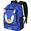 Sonic The Hedgehog - SEGA Sega-Sonic Sight-Zaino Fight FAN 2.2, Blu, 31 x 44 cm, Capacità 24 L