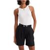 Levi's LEVIS Pleated Trouser Short Blacks Pantalone Corto con Pieghe Neri, Caviar, 33 da Donna