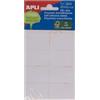 Apli - 2680, Etichette bianche adesive forti (25 x 40 cm), 6 fogli