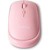 Nilox Mouse Wireless, Mouse Senza Fili con Selettore DPI, 10 Metri Copertura, Wireless Mouse con Sensore Ottico, Compatibile con Windows/Linux/Mac, Rosa