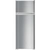Ⓜ️🔵🔵🔵 LIEBHERR CTele 2531 - Frigorifero doppia porta, GARANZIA 10 ANNI INCLUSA* originale LIEBHERR, frigo-congelatore automatico con SmartFrost, color acciao inox, 140 x 55 cm, Nuova classe E