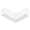 Zarivy Diffusore di luce lineare a soffitto, binocolo opale, connessione L - Ideale per un'illuminazione efficiente e uniforme in ambienti interni.