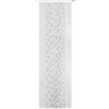 Home Fashion - Tenda a Pannello Jacquard, Poliestere, Bianco, 245 x 57 cm
