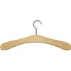 Zeller 17109 - Set di 3 grucce Appendiabiti, 45 cm, Colore: Legno Naturale