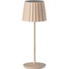 Lumisky Lampada da tavolo touch wireless in alluminio beige LED ABBY CREAM bianco dimmerabile H29cm