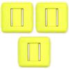 NAMAKA Zavorra subacquea in piombo plastificato kit da 2 kg da 1 a 4 Pezzi. Ecologica, anticorrosione, Made in Italy. Ideale per immersioni, apnea e pesca sub. Colori: Giallo, Verde e Nero. (Giallo, 1 pezzo)