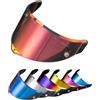 PSLER Visiera per AGV Pista GP RR Pista GPR CORSA-R RACE 3 RACE 2,Visiera Colorata Accessori per Casco da Moto Ricambio(Rosso Trasparente)