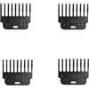 Aqxyxsw GUYTRM 1Set T9 Tagliacapelli Guardie Guida Pettini Trimmer Guide di Taglio Strumenti for lo Styling Accessorio 1mm 2mm 3mm 4mm 6mm 9mm lingli(4pcs)