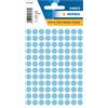 HERMA Adesivi a pois azzurri, 540 etichette, Ø 8 mm, 108 etichette per foglio, autoadesivi, rotondi, per codifica a colori