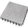 BodenMax 2 Piastrelle giardino in pietra naturale pavimento per esterno ad incastro terrazza balcone | GRANITO Modello Classico | 30 x 30 cm