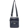 COVERI COLLECTION Borsello Uomo in Pelle Sintetica, Ampio Scomparto, Dimensioni 22x19x5 cm, Tracolla Personalizzata, ART.CC 5070-1 (BLU)