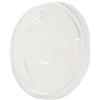 BIOZOYG Coperchio per Bicchieri da Asporto di Bioplastica PLA I Coperchio Piatto Ø 97mm Coperchio con Foro per Cannuccia I 50 Coperchi trasparenti 100% biodegradabili, compostabili, riciclabili
