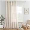 MIULEE Voile Tende Lino Tenda a Pannello Tende Per Interni Traslucido Camera da Letto moderne per soggiorno Lino Trasparente per Porte Balcone Adatte 300x225 cm Naturale 1 Pannelli