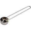 Xavax - Cucchiaino (per circa 6 g di caffè in polvere, misurino per caffè in acciaio inossidabile, caffè lungo 16,8 cm, lavabile in lavastoviglie e per alimenti) argento