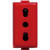 Presa bipasso 10/16A Rosso Matix Bticino A5180R