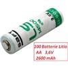 Saft 100 Batterie Stilo AA litio LS14500 SAFT