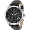 Invicta I By Invicta - Orologio da Uomo in Acciaio Inossidabile con Movimento al Quarzo - 44 mm, Argento/Nero