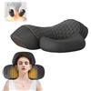 Rietoiu Callixe - Cuscino per il collo Thera, cuscino riscaldato per il collo, massaggio cervicale, cuscino cervicale per dormire, cuscino cervicale in memory foam per alleviare il dolore (nero)