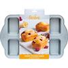 Dream' s Party Teglia Stampo Mini PlumCake Rettangolare - 8 cavità - in Metallo con Rivestimento Antiaderente di Alta qualità - tegame Professionale per Torte e Dolci