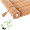 JSDMBD Fatto su Misura Tenda A Rullo Oscurante Tende A Rullo per Interni Tende A Rullo per Esterno Tessuto A Mano Facile da Installare Adatto per Uso Interno Ed Esterno D+ carbonized Color