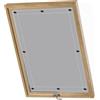 AIYOUVM Tende Rullo 96x100cm Termica Isolante Anti UV, Tenda Rullo Oscurante Tenda Nera per Vetri Finestre Tenda -Grigio