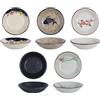 YZZT 5 mini pirottini in ceramica per salse, salse, snack e soia