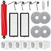 Spofan Accessori di Ricambio per Roborock QV 35A / QV 35S / Qrevo S Pro | QR 598 / QR 798 Robot Aspirapolvere, 1 Spazzola Principale, 4 Spazzole Laterali, 2 Filtri HEPA, 4 Panni Mop, 6 Sacchetti