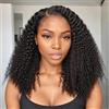 YAYAHAIR Parrucca Donna Ricci 13 x 4 cm Lace Front Wigs Human Hair for Black Women Pre Plucked With Baby Hair Capelli Veri umani Brasiliani Parrucca Donna Reali Nero Naturale 14 Pollici
