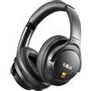 1Mii Y8+ Cuffie Bluetooth 6.0 Over-Ear con Cancellazione Rumore Attiva Ibrida, 100 Ore di Autonomia, Wireless Hi-Res Audio e bassi potenti, EQ Personalizzabile con App, Comfortevoli, grandi, Nero