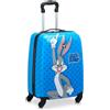 RONCATO Valigia Trolley Looney Tunes Bugs Bunny Denim - Bagaglio trolley per bambini dai 6 ai 10 anni - dimensione 50x36x20