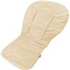 Vizaro Fodera Estiva Passeggino Bambino - Materassino Freschezza Cotone - Universale - Vichy Beige - 100% Cotone