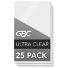 GBC HeatSeal Luggage Tag Size Laminating Pouches, 5 mil, 2 1/2 x 4 1/4, 25/Pack