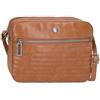 Pepe Jeans Biker Borsa a tracolla Due scomparti Marrone 24x16x9 cm Poliestere con dettagli in pelle sintetica by Joumma Bags, marrone, Taglia unica, tracolla due scomparti