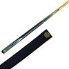 BCE JWS.250AM, Mark Selby-Stecca da Biliardo, 2 Pezzi, Punta da 145 cm, 9,5 mm con Custodia Classica Unisex-Adulto, Cucchiaio Nero/Albero in Legno Naturale, 57 (145cm)