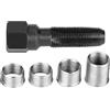 Akozon Candela in Acciaio al Carbonio Utensili per Filettatura con Inserti per Spine Scintilla 14 mm Riparazione 5 pezzi